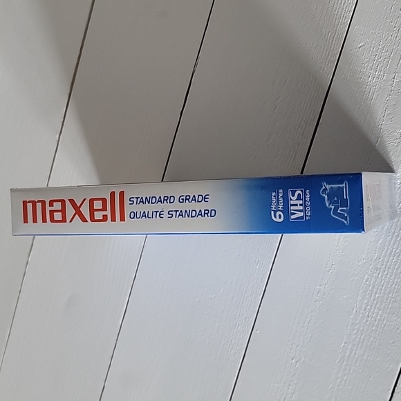 Maxell VHS Tape 6 Hours Never opened - Picture 4 of 6